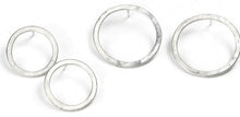 Load image into Gallery viewer, Hammered Circle Post Earrings - Amalia Moon