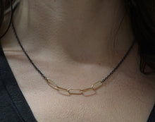 Load image into Gallery viewer, Quin Gold Link Necklace - Amalia Moon Jewelry