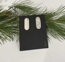 Load image into Gallery viewer, Silver Pill Post Earrings - Amalia Moon Jewelry