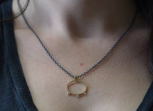 Load image into Gallery viewer, Triad Diamond Pendant - Amalia Moon Jewelry