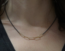 Load image into Gallery viewer, Quin Gold Link Necklace - Amalia Moon Jewelry
