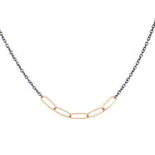 Load image into Gallery viewer, Quin Gold Link Necklace - Amalia Moon Jewelry

