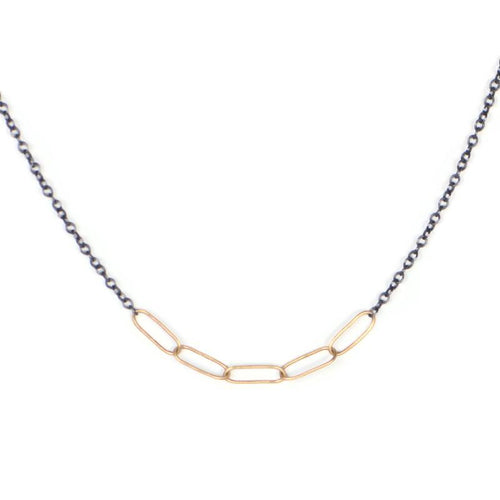 Quin Gold Link Necklace - Amalia Moon Jewelry