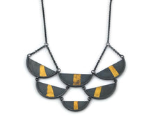 Load image into Gallery viewer, Slice Bib Necklace - Amalia Moon Jewelry
