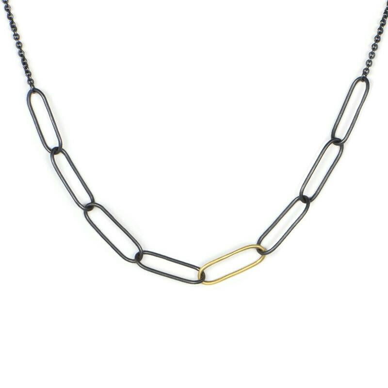 Valorous Link Necklace - Amalia Moon Jewelry